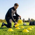 Rugby Training Marker Cones in multiple colours with cone stand