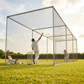 Steel Cricket Cage – Custom Sizes – Galvanised Steel – Club & School Use
