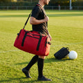 Sports Holdall Kit Bag with 55L capacity in Black, Navy, and Red