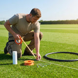 Complete line marking kit for sports fields with optional carry bag