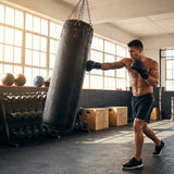 Hanging Punch Bag made of Microfibre Leather for Gym and Home Use