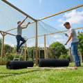 19mm black bird netting made from high-density polyethylene for garden and industrial use
