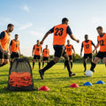 Sports team numbered bibs in vibrant colours for all ages