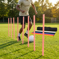 Slalom training poles in vibrant colours for sports practice
