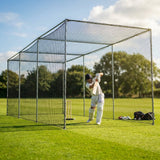 Cricket nets made from HDPE, available in various sizes for indoor and outdoor use