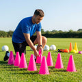 Training cones for sports practice, durable 12-inch cones