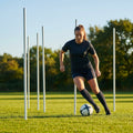 Slalom training poles in vibrant colours for sports practice