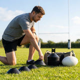 Rugby Training Marker Cones in multiple colours with cone stand