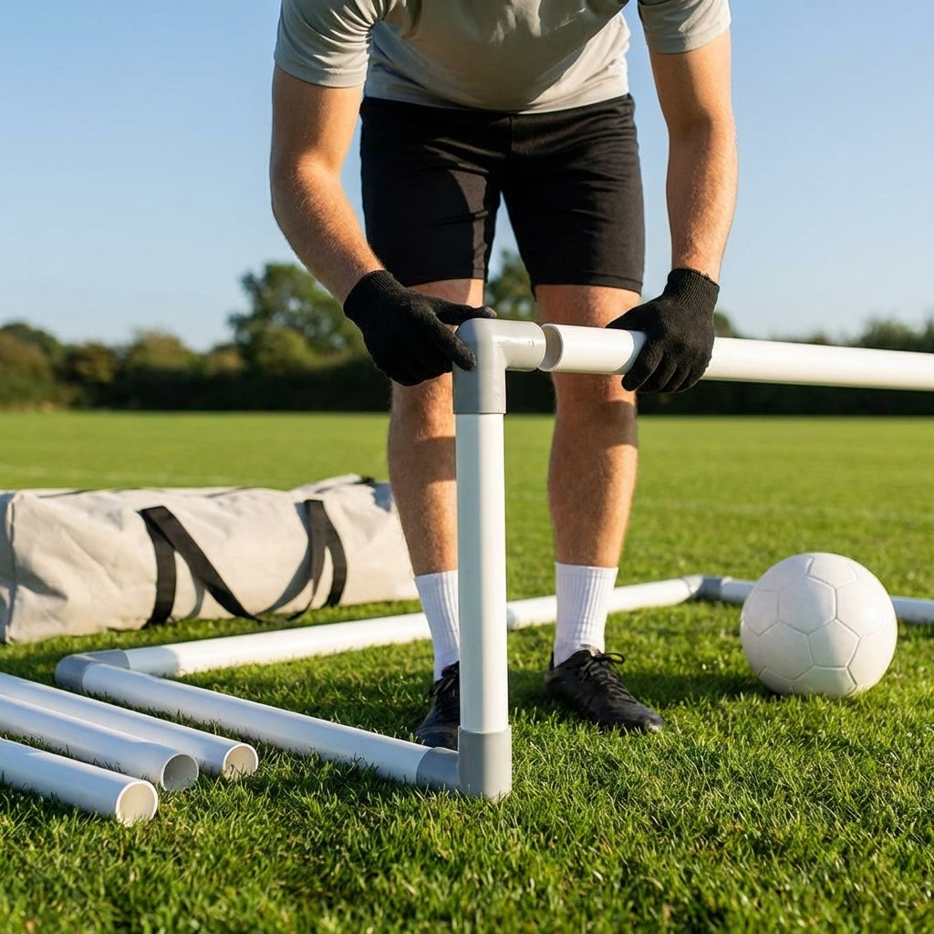 Replacement corners and connectors for football goals