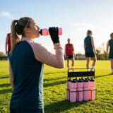 750ml sports water bottle in multiple colours, BPA-free plastic