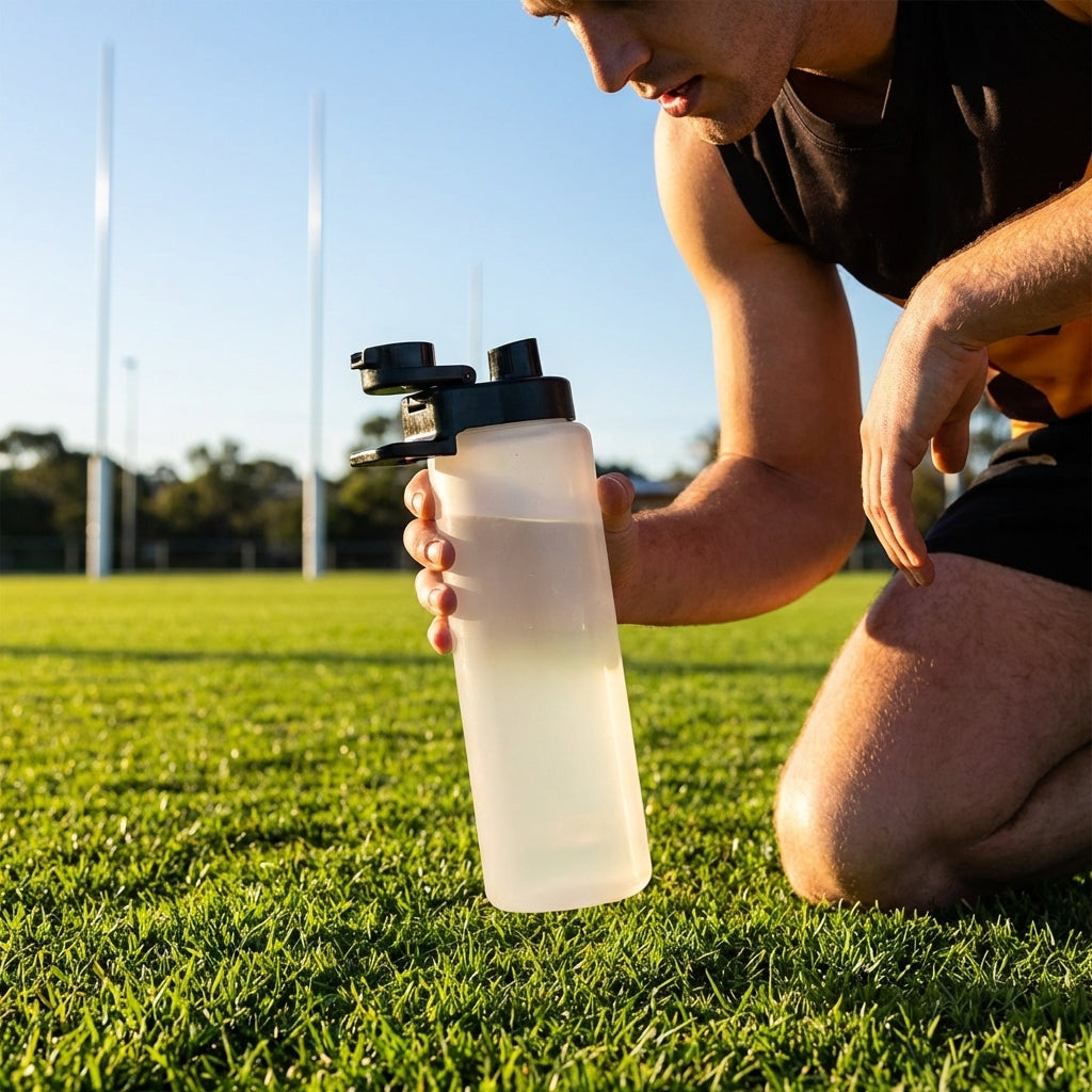 Hygiene water bottle 1 litre BPA free plastic for sports