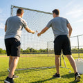 Heavy-duty baseball netting panels for indoor and outdoor use