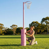 Netball Post Protector Padding – Black/White/Pink/Blue – Impact Resistant Foam – Indoor & Outdoor Use