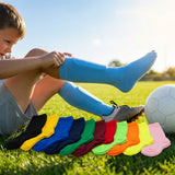 Football socks available in various sizes and vibrant colours