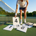 A4 PVC number plates for sports pitches and courts