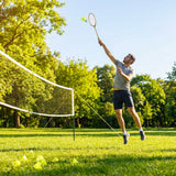 Badminton Shuttlecocks – White/Yellow – Synthetic Cork Tip – Club & Recreational Use