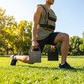 Steel weighted vest plates for fitness training
