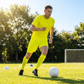 Football shorts in various colours made from polyester, ideal for sports