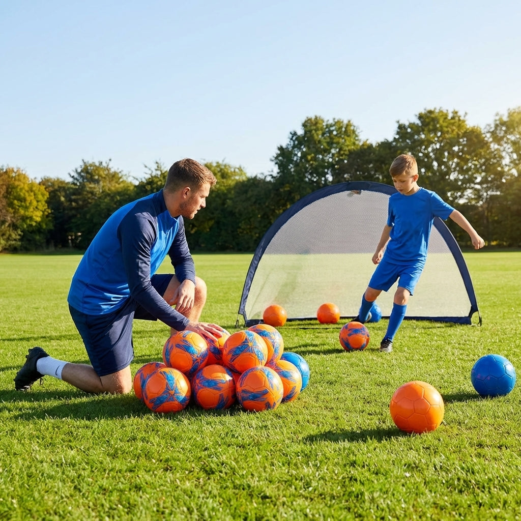 Club football in various sizes and colours, suitable for multi-surface use