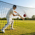Cricket netting made of high-density polypropylene in black colour