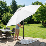 Garden Parasol 2.7m with steel frame and UV protection