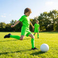 Kids' football kit in multicolour with shirt, shorts, and socks