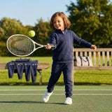 Junior tracksuit top in polyester for indoor and outdoor use